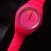 Naujas rožinis guminis laikrodis - pink