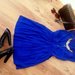 Mėlyna proginė suknelė