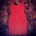 Herve Leger tipo raudona suknelė