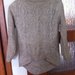 Smėlio spalvos megztinis
