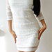 LINDEX Balta puošni suknelė