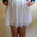 Gifiūrinis baltas sijonas