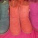 Oranziniai UGG batai su kaspinais