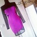 Wow violetinė išskirtinė suknele