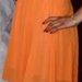 Vakarinė oranžinė suknelė 