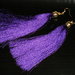 Violetiniai auskarai