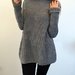 Purus laisvalaikio megztinis pilkas