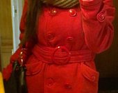 Raudonas rudeninis/pavasarinis paltukas