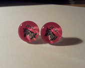 Auskarai „Zebras“