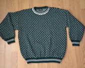 Šiltas vintage stiliaus megztinis