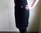 Džinsinis juodas sijonas