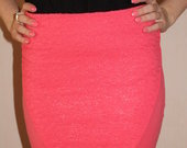 Aptemptas rožinis sijonas