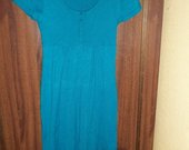 Ilgesnė mėlyna suknelė