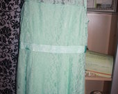 gipiurinė šviesiai žalia suknelė