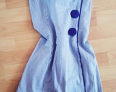 Mėlyna Mini Suknelė