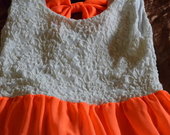 Neonine orandzine suknyte 
