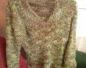 Pukuotas, siltas megztinis