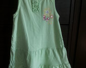 Žalia suknelė 3-4 m. mergaitei