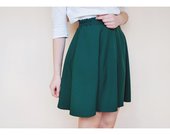 Zalias kliosinis sijonas