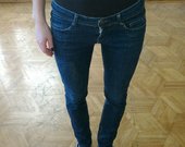 REZERVUOTOS Skinny H&M tamsiai mėlyni džinsai