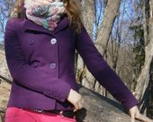 Violetinis paltukas pavasariui rudeniu