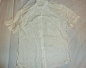Balti vyriški lininiai marškiniai