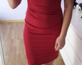 Raudona nauja suknele!