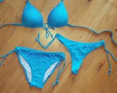 AKCIJA Sexy bikini 3in1 mėlynas