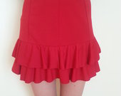 Miss Sixty raudonas sijonas