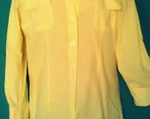 Geltoni moteriški marškiniai Valucci