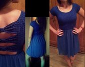 Mėlyna nenešiota suknelė