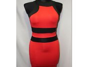 Išpardavimas!!! Suknelė "Red & Black"