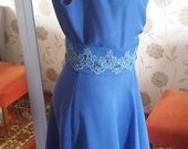 Mėlyna šventinė suknelė