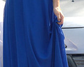 Mėlyna tvarkinga suknelė