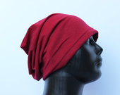 Nauja beanie plono trikotažo raudona kepurė