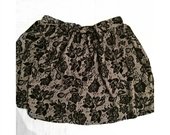 Vintage dark floral skirt / Retro sijonas