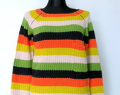 Ryškus, šiltas megztinis