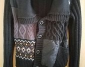 Vyriškas šiltas užsagstomas megztinis