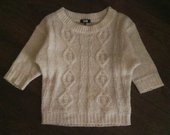 Dramblio kaulo spalvos megztinis
