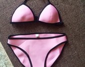 Naujas triangle rožinis bikini