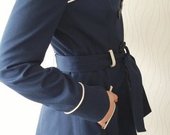 Klasikinio stiliaus mėlynas Atmosphere paltukas