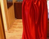 Proginis raudonas ilgas sijonas