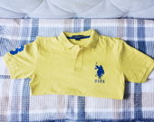 U.S. Polo Assn. Nauji Geltoni Vyriški Marškinėliai