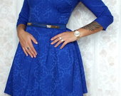 Mėlyna puošni suknutė