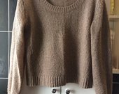 Rudas moteriškas megztinis