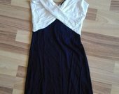 Balta - juoda suknelė