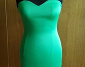 Žalia mini suknelė