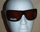 Nauji rudi plastikiniai saulės akiniai