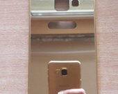 Naujas veidrodinis aukso spalvos dėklas telefonui