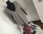 Pilka suknelė - tunika ilgomis rankovėmis ZARA